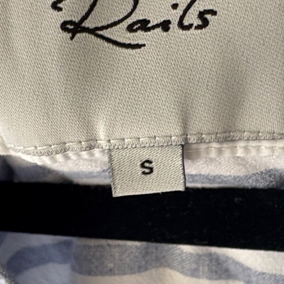 Rails Striped Blue and White Midi Dress - Picture 3 of 15